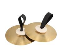 Beaupretty Cymbali per Strumento Musicale Percussivo Portatile con Suono Chiaro e Luminoso per Performance Danza e Educazione Musicale Materiali Resistenti per Attività Musicali