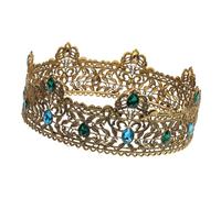 Beaupretty Da Uomo Da Sposa Strass Per Del Re D'epoca Fascia Copricapo Da Ballo Decorazioni Costumi Cosplay Corone Di Compleanno Fascia Da Sposa Lega