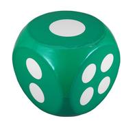 Beaupretty Dado Gigante in Schiuma per Bambine Gioco Educativo per Classe e Feste Strumento di Apprendimento Numerico Attività di Gruppo e Sviluppo Sociale Verde