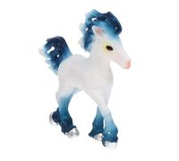 Beaupretty Decorazione Mini Unicorno in Plastica Solida da Tavolo Realistico per Camera Ufficio e Auto Unicorno Pegasus per Interni Design e Delicato