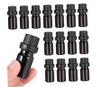 Beaupretty Di Bottiglie Di Ambra Da 5ml Per Oli Essenziali Flaconi Riutilizzabili Per Cosmetici e Campioni Di Make up
