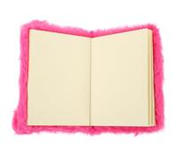 Beaupretty Diario Segreto Peluche con Cover Morbida per Bambine Taccuino Portatile Mini con Liscia per Scrivere e Disegnare Regalo Ragazze Design Cartoon Volpe Rosa