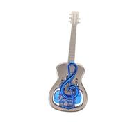 Beaupretty Diffusore per Auto a Clip a Forma di Chitarra, Deodorante per Bocchette di Ventilazione Ricaricabile, Clip Aromaterapia per Condizionatore D’Aria Veicoli, Fragranza Oceano per