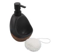 Beaupretty Dispenser Per Sapone In Ceramica A Doppio Uso Dispenser Per Detergente Organizer Per Lavandino