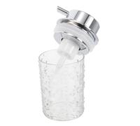 Beaupretty Dispenser Schiumogeno Ricaricabile Trasparente Con Pompa Per Bagno Per Liquido e Detergenti Per Controllo e Design Ergonomico Per