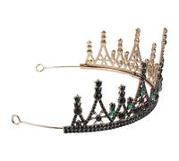 Beaupretty Donne corona Coparino della sposa Corona per capelli nuziali copricapo della sposa per il matrimonio nuziale di strass delle regine fascia di strass