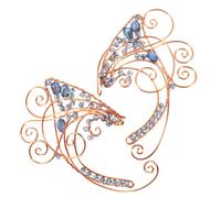 Beaupretty Ear Cuff Clip Earrings per e Ragazze Design a Orecchio Facili Indossare Foratura Accessori Dorati e per