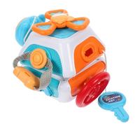 Beaupretty Educativo Busy Cube per Anni Lavagna Sensoriale Multifunzione Sicura Sviluppo Coordinazione e Cognizione Portatile per Apprendimento e Divertimento