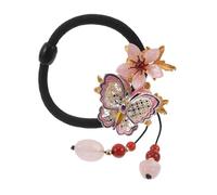 Beaupretty Elastic Hair Tie Thick For Women High Elasticity Retro Hanfu Ponytail Holder Soft Fabric Hair Rope Band For Parties And Active Lifestyles