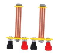 Beaupretty Elettromagnete a Solenoide a Forma di T 2 Pezzi Bobina di Rame per Esperimenti di Fisica Strumento Didattico per Insegnamento Elettrico e Laboratorio Scolastico