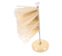 Beaupretty Espositore Per 120 Bastoncini Per Smalto A Forma Di Ventaglio Per Nail Art Strumenti Per Esercitarsi