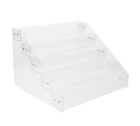 Beaupretty Espositore per Sigarette e Gomme da Masticare in Acrilico Trasparente, Scaffale da Banco Compatto 5 Livelli, Organizer per Negozi e Punti Retail