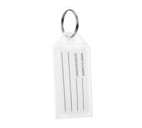 Beaupretty Etichette Portachiavi in Ribaltabile Targhette Identificative per Pratiche e Resistente per Ufficio e Hotel Set 30 Pezzi