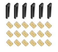 Beaupretty Fan balancing kit 6 set di clip e adesivi in metallo ed epoxy resin per ventilatore da soffitto, reduce noise e prolong service life