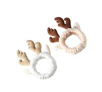 Beaupretty Fasce Elastiche Per Il Trucco - 2 Fasce in Corna Di Cervo Perfette Per Trattamenti Viso Spa Doccia Lavaggio Del Viso Delicate E Traspiranti Per Donne E Bambini.