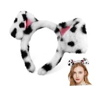 Beaupretty Fascia Dei Dalmati Adulti Per Cani Costume Da Cucciolo Per Cappello Per Cane Copricapo Coperture Animale a Cerchio Per Accessori Nero Tessuto