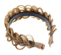 Beaupretty Fascia Intrecciata Per Capelli Donna Con Parrucca Fascia Antiscivolo Treccia Naturale Accessorio Leggero e Confortevole Per Volti Sport e Uso Quotidiano