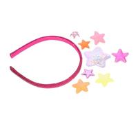 Beaupretty Fascia Pentagramma Seta Bride Headband Doccia Nuziale Bobby Forniture Per Feste Di Addio Nubilato Fasce Per Accessori Pelle Base in Plastica Paillettes Pelle Trasparente