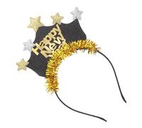 Beaupretty Fascia per Capelli di Capodanno Corona e Stella Copricapo per Feste di Capodanno Fascia per Capelli Festiva Conto alla Rovescia