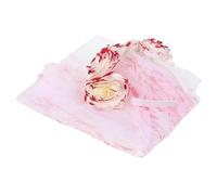 Beaupretty Fascia per la sposa fantasma della maschera morta fascia in velo nero velo di halloween con luci copricapo della festa nuziale veli neri velo di teschio di Halloween Maglia