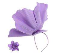 Beaupretty Fascinator Donna Elegante con Grande Fiore Fascia Leggera e Decorativa per Capelli Accessorio Moda per Tea Party Matrimoni e Feste