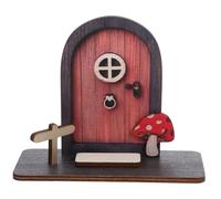 Beaupretty Fatata in Legno Miniatura per Giardino Decorazione Esterna con Incisioni Dettagliate Delicato per Casa delle Fate per Interni ed Esterni Statua Decorativa Vivace e Resistente alle