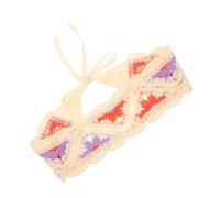Beaupretty Fazzoletto Da Testa Per Donna in Cotone Fiori Come Bandana Per Capelli All Uncinetto o Fascia Francese Per Vacanze Al Mare e Outdoor