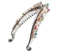Beaupretty Fermacapelli Banana Clip per Sottili Accessorio per Donne e Ragazze Clip per Shiny per Occasione e Outfit