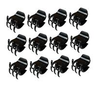 Beaupretty Fermagli per Chioma Semplici Neri 12 Pezzi 3,5 Cm Piccole Pinze Artiglio Resistenti per Donne e Ragazze Accessori Chioma per Feste e Matrimoni