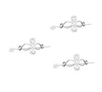 Beaupretty Fermaglio Celtico 3 Pz Molletta Per Da Donna Barrette Forcine Hair Clip Hair Jewelry Hair Charms Hair Bow Vichinghi Mollette Per Da Donna Donne Forcina Per Con