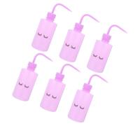 Beaupretty Flaconi Per La Pulizia Delle Ciglia Da 250 Ml Con Beccuccio Curvo - Confezione Da 6 A Prova Di Perdite E Realizzati in Materiale Pe Sicuro
