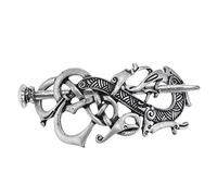 Beaupretty forcina vintage Pin per accessorio Ciondolo retrò Perline spazzola per Titolari coda forcina stile vintage forcine lunghe intagliate portatili ornamento per