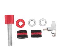 Beaupretty Frizione Per Hi-hat in Lega Di Alluminio Rossa, Pedale Per Charleston Compatto e Resistente, Accessorio Per Batteria Installazione Semplice e Uso Professionale