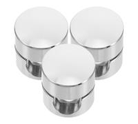 Beaupretty Ganci Metallici per Cavi in Alluminio da Soffitto 3 Pezzi Foro 0,7 Cm, Clip Portacavo per Organizzazione Fili, Accessori per Lampade Sospese e Gestione Cordoni Casa