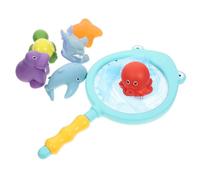 Beaupretty Giocattoli da Bagno con Animali Termocromatici e Rete da per Spray Dacqua Stimola Coordinazione e Creatività Adatto per Bagnetto Piscina e Spiaggia Facile da Conservare