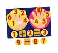 Beaupretty Giocattolo Educativo Numerico in Non Resistente per Didattico Montessori per Apprendimento e Sviluppo Abilità Motorie per Contare e Riconoscere Numeri per Asilo e Prescolare