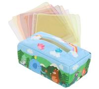 Beaupretty Giocattolo Sensoriale per Scatola di Fazzoletti Colorata e Animali Esercizio Motorio Fine per Ragazzo Ragazza e Primi Mesi