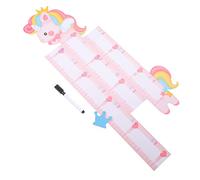 Beaupretty Grafico Di Crescita Adesivo Murale Altezza Per Bambini, Tabella Dell'altezza Motivo Animali Cartoon 3d, Autoadesivo Rimovibile Per Cameretta, Asili Nido e Scuole Materne