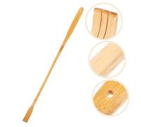 Beaupretty Grattaschiena in Bambù Naturale Strumento per Massaggiare la Schiena Manico lungo Practico Massaggiatore per Schiena per Adulti e Ragazza