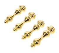Beaupretty Hardware per mobili Connettore in metallo 4 pezzi in lega di zinco Tappo terminale di ricambio per armadi per vino carrelli da portata