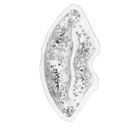 Beaupretty Impacco Freddo in Gel Riutilizzabile Forma Labbra Con Cuscinetto Rinfrescante Per Occhi e Altre Zone Sensibili Versatile e Glitterato