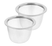 Beaupretty Infusore per Tè in Acciaio Inox 2 Pezzi, Colino a Rete Fine per Teiera e Tazza, Filtro Cestello Durevole e Facile da Pulire, Accessorio Versatile per Preparare Tè Sfuso