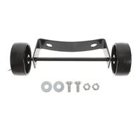 Beaupretty Kit Ruote di Ricambio per Riscaldatore Esterno in Ferro per Patio Facile Installazione e Spostamento Agevole Accessori Resistenti per Riscaldatori Gas