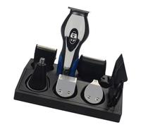 Beaupretty Kit Tagliacapelli Elettrico Ricaricabile Nero Multifunzione con Lame Precise e Batteria Integrata, per Taglio Chioma e Rifinitura Barba a Casa