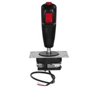 Beaupretty Maniglia di Controllo Joystick per Simulatori di Microinterruttore e Circuito Stampato, Materiale Plastico e Ferro, Design Unico per Appassionati di Giochi