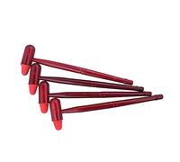 Beaupretty Massaggiatore in Legno Per Piedi e Cervicale Bastone Riflessologia Con Testa in Gomma Strumento Manuale Per Massaggi Spalle Collo e Corpo Relax Muscolare Profondo Rosso