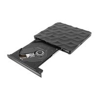 Beaupretty Masterizzatore Dvd Esterno USB 3.0 Nero Unità Ottica Esterna per Computer Desktop e All-in-one, Lettore CD Rom e Dvd Writer, Plastico Resistente e Compatibile