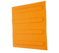 Beaupretty Mattoni Ciechi per Percorso Tattile in Pvc Giallo Resistente e Facile da Usare, per Esterni e Aree Verdi, Pavimentazione per Persone Non Vedenti