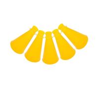 Beaupretty Megafoni Per Tifo in Plastica Gialla, Giocattoli Corno Da Calcio Per Feste e Manifestazioni Sportive, Set Da 5 Pezzi Per Aumento Atmosfera e Supporto Squadre