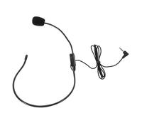 Beaupretty Microfono Auricolare Cavo 3,5mm per Parlare e Lezione | Nero, Ferro Pvc e Spugna, per Insegnanti e Guide Turistiche, Suono Chiaro e Connessione Affidabile Stile Casuale